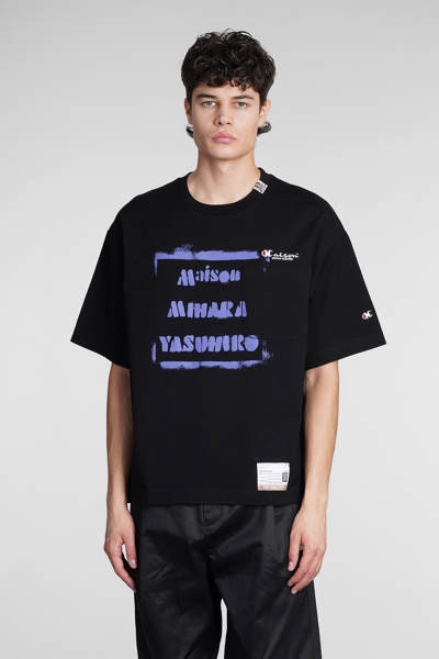 Shop Miharayasuhiro T-shirt In Black Cotton