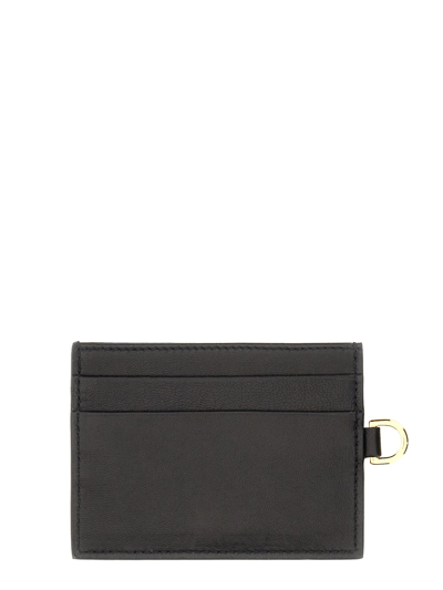 Shop N°21 Card Holder With Logo In Nero