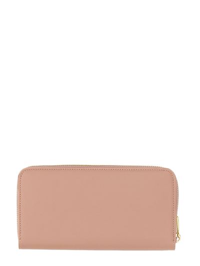 Shop N°21 Leather Wallet In Cipria