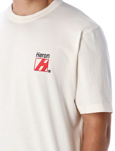 Shop Heron Preston Multi Heron Censored S/s T-shirt In White