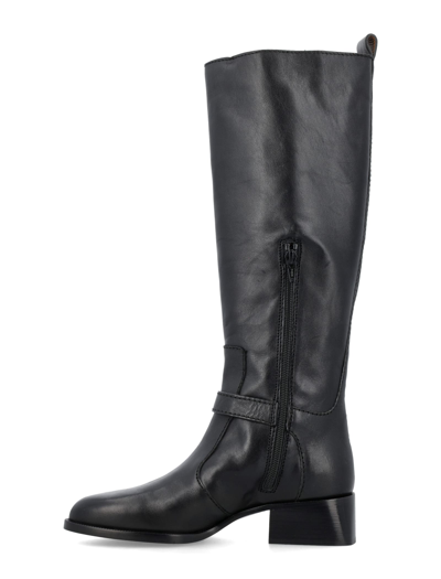 Shop See By Chloé Lory Tassel Boots In Black