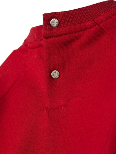 Shop Roberto Cavalli Junior Graphic-print Sweatshirt In Red