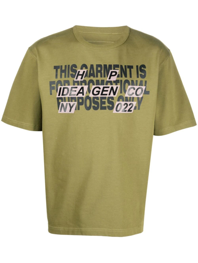 Heron Preston Green Promo Only T-shirt In Green