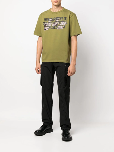 Heron Preston Green Promo Only T-shirt In Green
