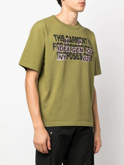 Heron Preston Green Promo Only T-shirt In Green