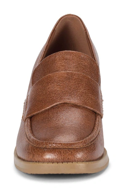 Baretraps Accord Womens Faux Leather Slip-on Loafers In Auburn