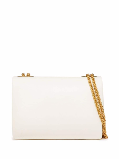 Shop Valentino One Stud Small Leather Shoulder Bag In White