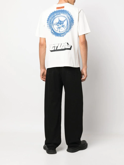 Heron Preston Offroad T-shirt White In White