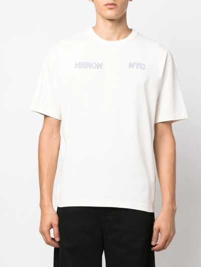Heron Preston Offroad T-shirt White In White