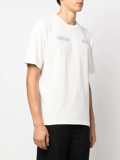 Heron Preston Offroad T-shirt White In White