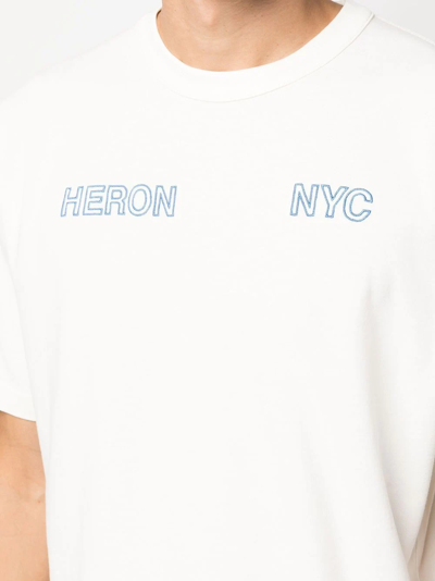 Heron Preston Offroad T-shirt White In White