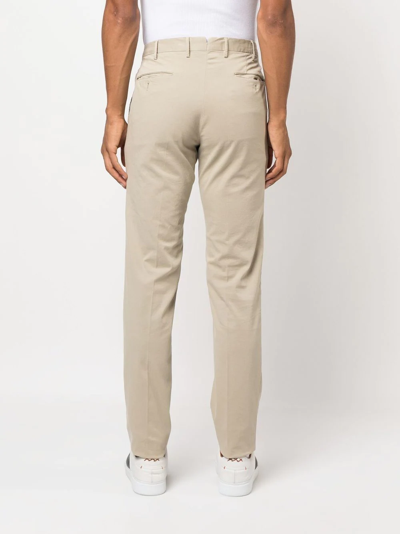 Pt Torino Straight-leg Trousers In Neutrals