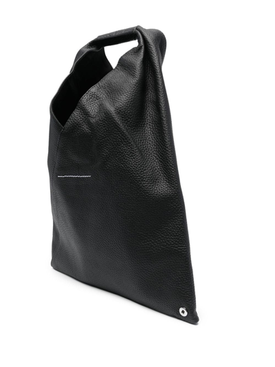 Mm6 Maison Margiela Triangle Small Graphic-print Tote In T8013