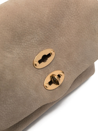 Zanellato Postina Stud-detail Crossbody Bag In Neutrals