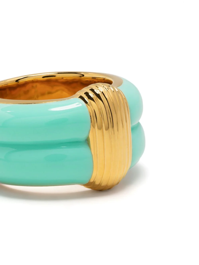 Aurelie Bidermann Katt Ring In Gold