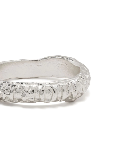 Shop Alighieri Tempo Engraved Sterling-silver Ring