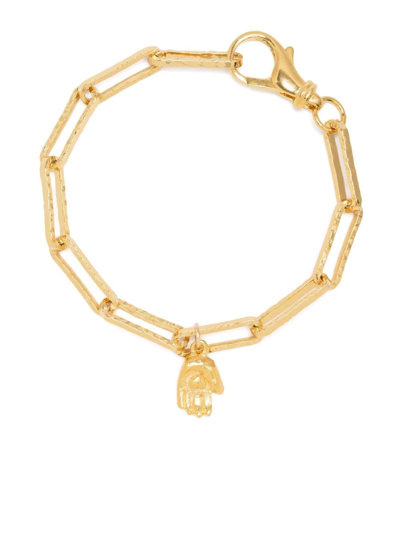 Shop Alighieri The Token Of Love Amulet Bracelet In Gold