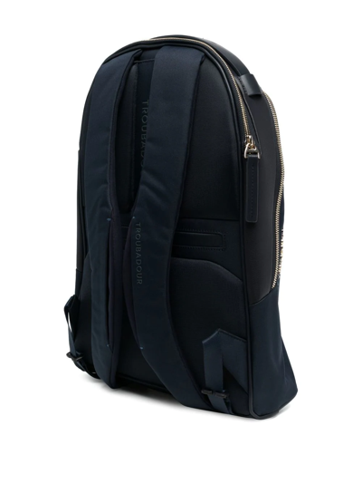 Shop Troubadour Ember Zip-pocket Backpack In Blue