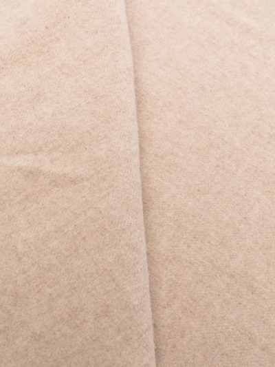 Totême Fine-knit Fringe-edge Scarf In Neutrals