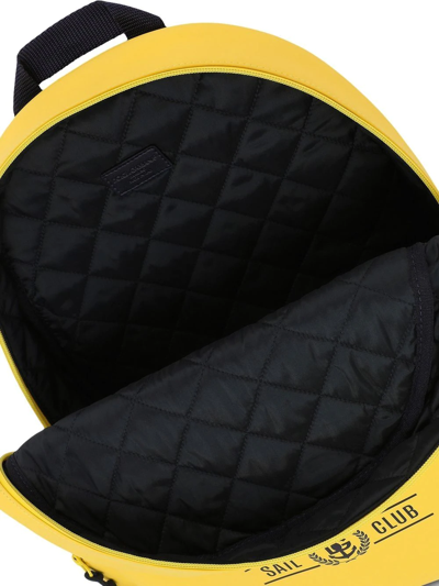 Dolce & Gabbana Crew Sail Club Backpack In Yellow
