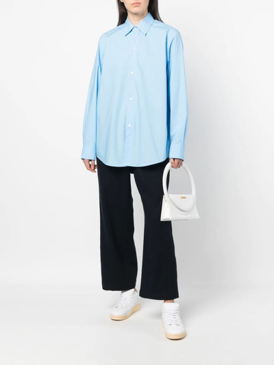 Sofie D'hoore Buttoned Straight Trousers In Blue