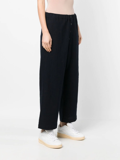 Sofie D'hoore Buttoned Straight Trousers In Blue