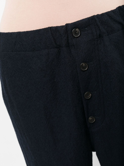 Sofie D'hoore Buttoned Straight Trousers In Blue