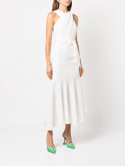 Shop Sachin & Babi Naomi Asymmetric Midi Dress In Ivory