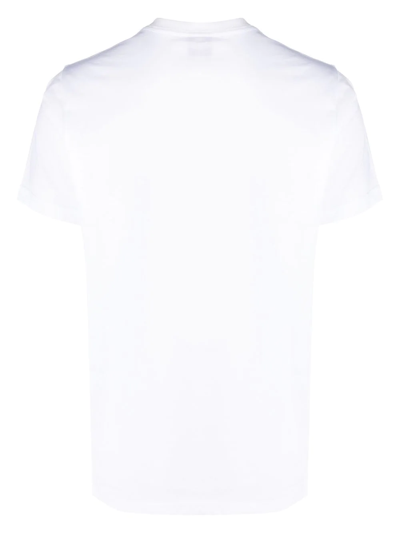 Shop Ps By Paul Smith Skull Print T-shirt In White