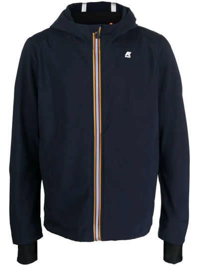 K-way Arsene Bonded Jersey Clothing In Blue