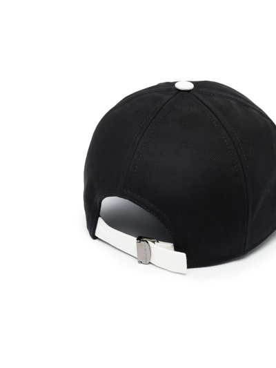 Shop Dolce & Gabbana Logo-embroidered Baseball Cap In Black