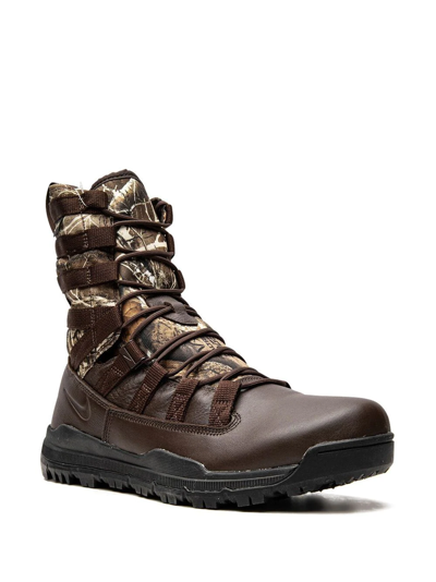 Shop Nike Sfb Gen 2 8" Gtx "realtree" Boots In Fauna Brown/black/fauna Brown
