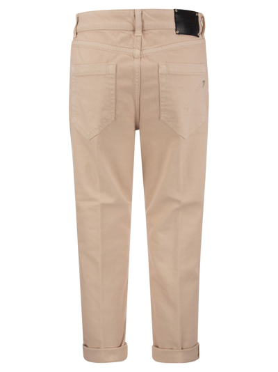 Shop Dondup Koons - Loose-fit Fleece Trousers In Pink