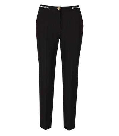 Shop Versace Jeans Couture Cady Bistretch Black Cigarette Pants