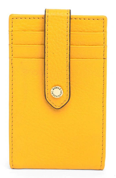 Shop Aimee Kestenberg Vittoria Card Case In Golden Root