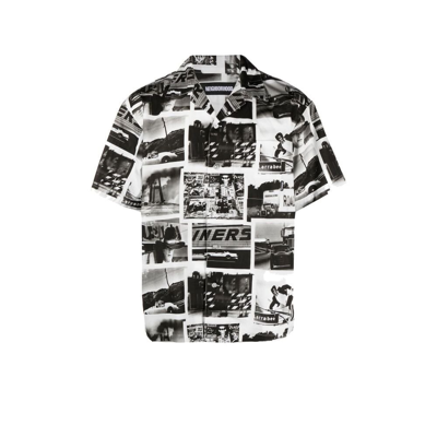 Neighborhood X Osamu Nagahama Photograph-print Shirt In Grey