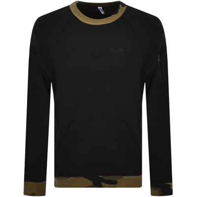 Shop Moschino Lounge Sweatshirt Black