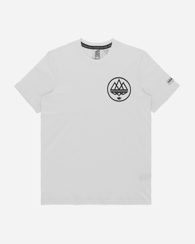 Shop Adidas Consortium Mod Trefoil T-shirt In White