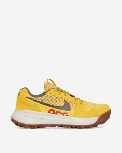 Shop Nike Acg Lowcate Sneakers Yellow In Multicolor