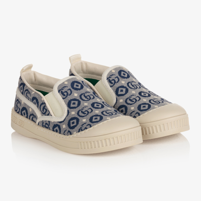 Shop Gucci Blue 1977 Tennis Trainers