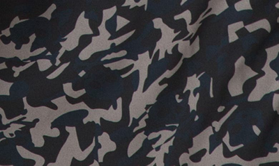 Standards & Practices Short Sleeve Wrap Maxi Dress In Midnight Camo