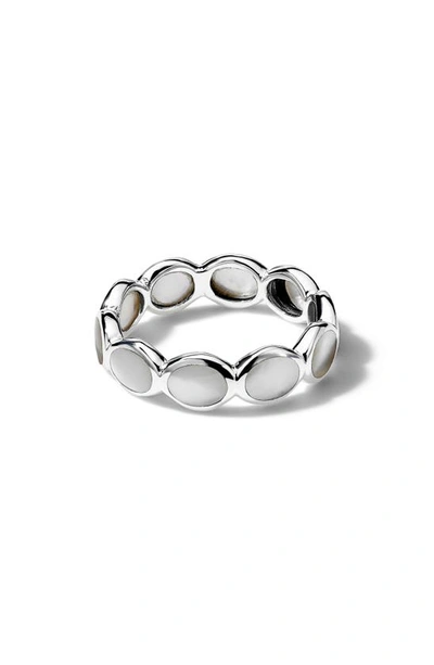 Shop Ippolita Rock Candy Mother-of-pearl Ring In Sterling Silver
