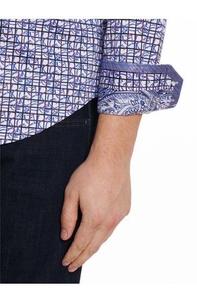 Shop Robert Graham Pictogram Long Sleeve Button-up Shirt In Multi