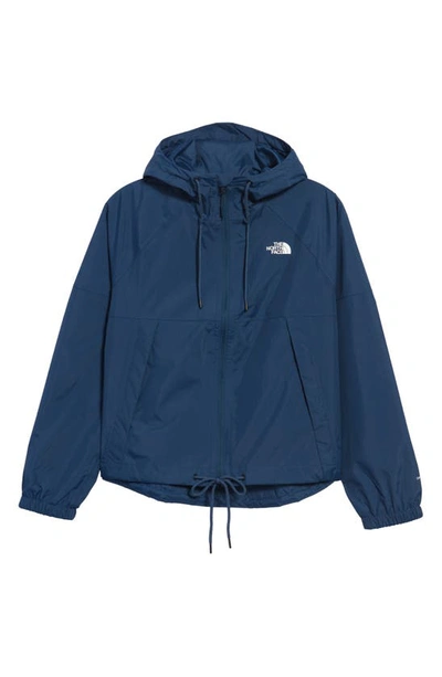 Shop The North Face Antora Waterproof Rain Jacket In Shady Blue