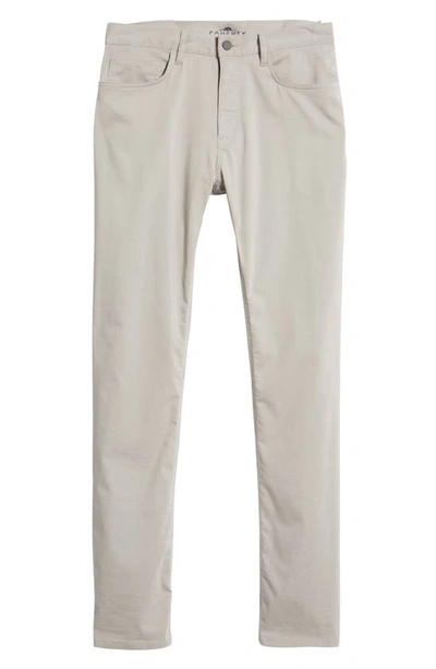 Shop Faherty Movement Organic Cotton Blend Pants In Fossil