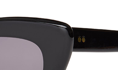 Shop Toms Willow 52mm Cat Eye Sunglasses In Shiny Black/ Dark Grey