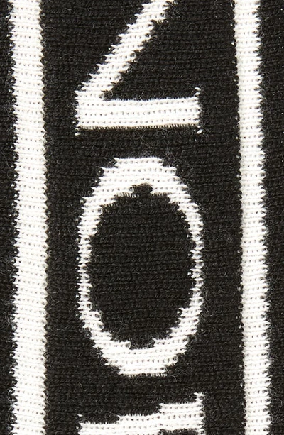Shop Moncler Logo Merino Wool Head Wrap In Black