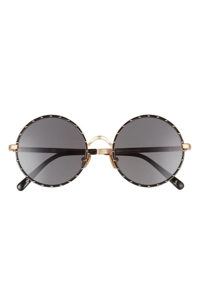 Shop Frye 53mm Round Sunglasses In Black