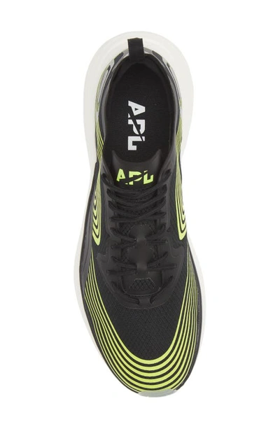 Shop Apl Athletic Propulsion Labs Streamline Running Shoe In Black / Energy / White