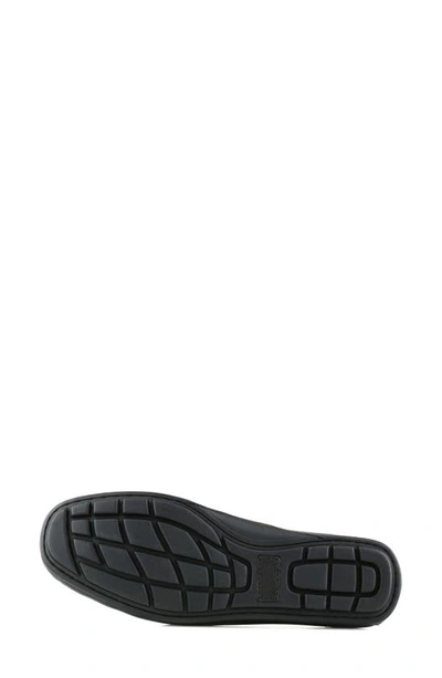 Shop Marc Joseph New York Kids' Times Square Loafer In Black Grainy